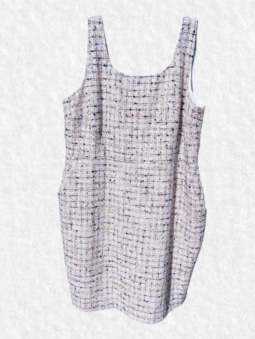 Ricki's NEW Plus Size 18: Sleeveless Tweed Sheath Dress: Multicolor - Picture 2 of 5